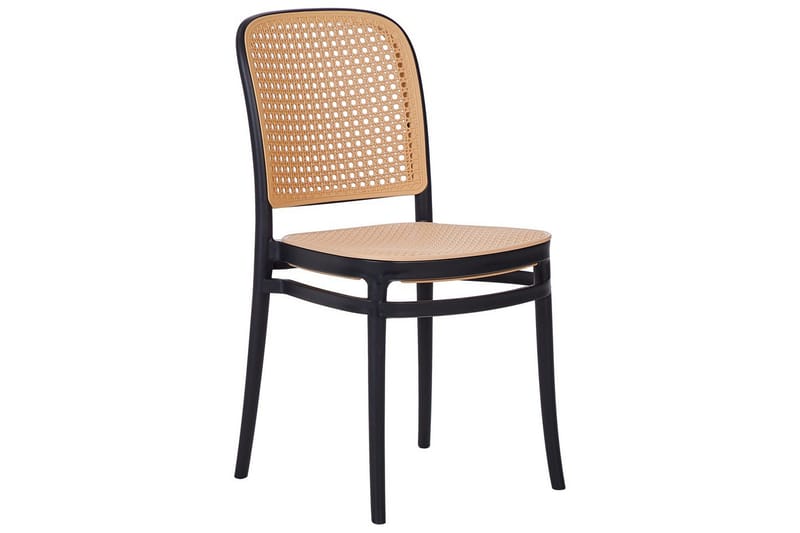 Matstol Beliani Plose set om 4 Beige - Hagemøbler & utemiljø - Balkong & terrasse - Balkongmøbler - Balkongstoler