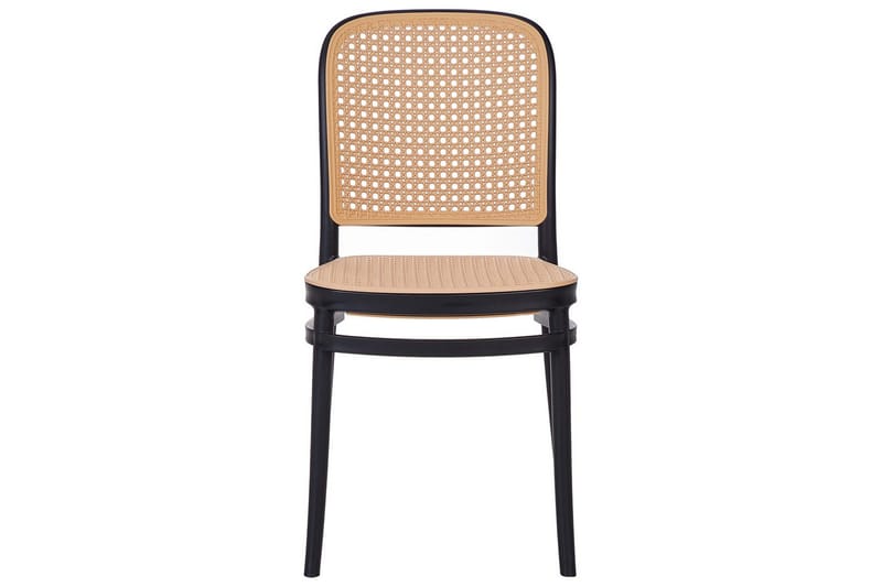 Matstol Beliani Plose set om 4 Beige - Hagemøbler & utemiljø - Balkong & terrasse - Balkongmøbler - Balkongstoler