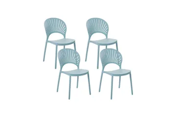 Matstol Utendørs Casarano - Blå - Hagemøbler & utemiljø - Balkong & terrasse - Balkongmøbler - Balkongstoler