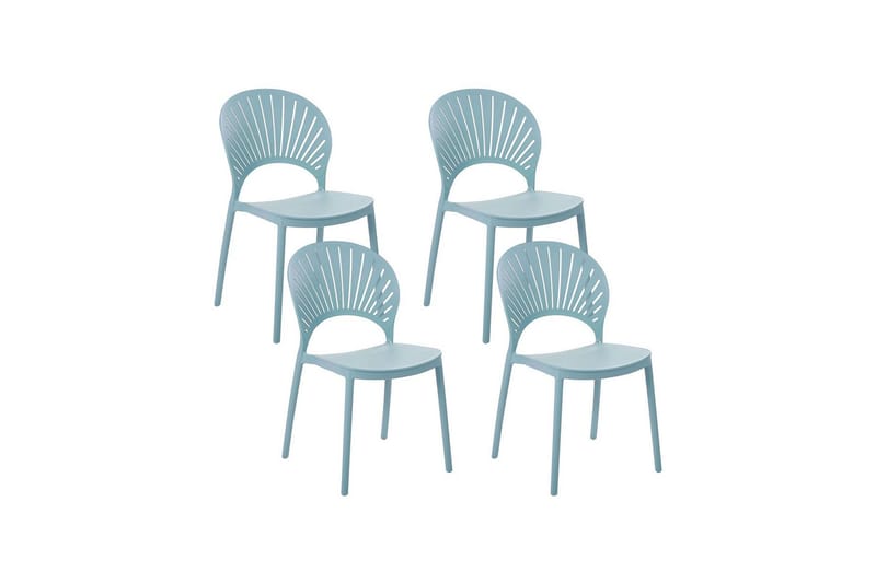 Matstol Utendørs Casarano - Blå - Hagemøbler & utemiljø - Balkong & terrasse - Balkongmøbler - Balkongstoler