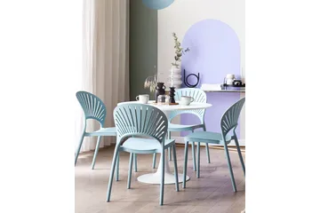 Matstol Utendørs Casarano - Blå - Hagemøbler & utemiljø - Balkong & terrasse - Balkongmøbler - Balkongstoler