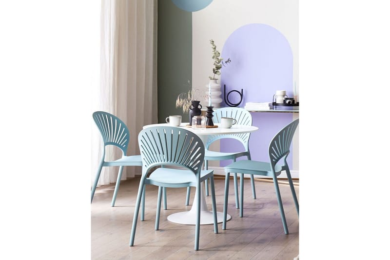 Matstol Utendørs Casarano - Blå - Hagemøbler & utemiljø - Balkong & terrasse - Balkongmøbler - Balkongstoler