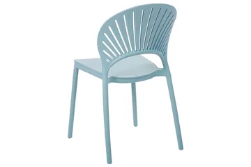 Matstol Utendørs Casarano - Blå - Hagemøbler & utemiljø - Balkong & terrasse - Balkongmøbler - Balkongstoler