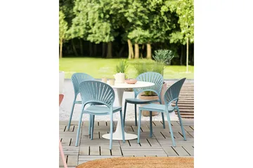 Matstol Utendørs Casarano - Blå - Hagemøbler & utemiljø - Balkong & terrasse - Balkongmøbler - Balkongstoler