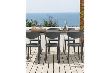 Matstol Utendørs Maple Creek - Mørk Grå - Hagemøbler & utemiljø - Balkong & terrasse - Balkongmøbler - Balkongstoler