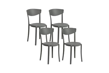 Matstol Utendørs Maple Creek - Mørk Grå - Hagemøbler & utemiljø - Balkong & terrasse - Balkongmøbler - Balkongstoler