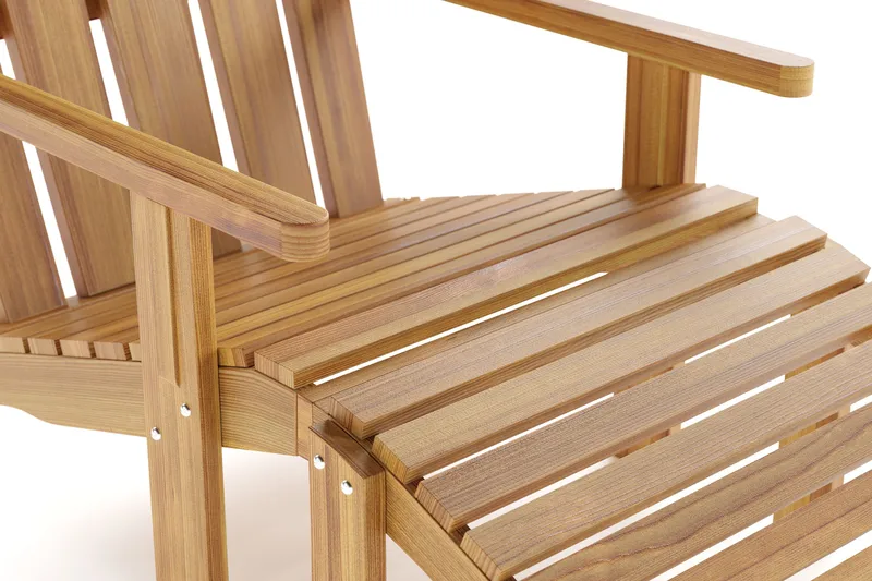 Menorca Armstol – Solstol i tre Utendørs - Teak / Natur - Hagemøbler & utemiljø - Balkong & terrasse - Balkongmøbler - Balkongstoler
