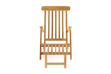 Menorca Sammenleggbar Armstol – Solstol i tre Utendørs - Teak / Natur - Hagemøbler & utemiljø - Balkong & terrasse - Balkongmøbler - Balkongstoler