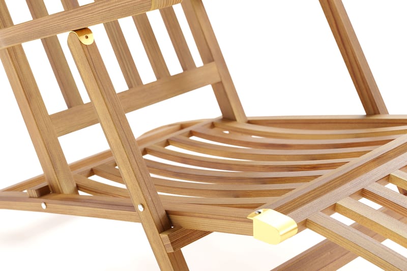 Menorca Sammenleggbar Armstol – Solstol i tre Utendørs - Teak / Natur - Hagemøbler & utemiljø - Balkong & terrasse - Balkongmøbler - Balkongstoler