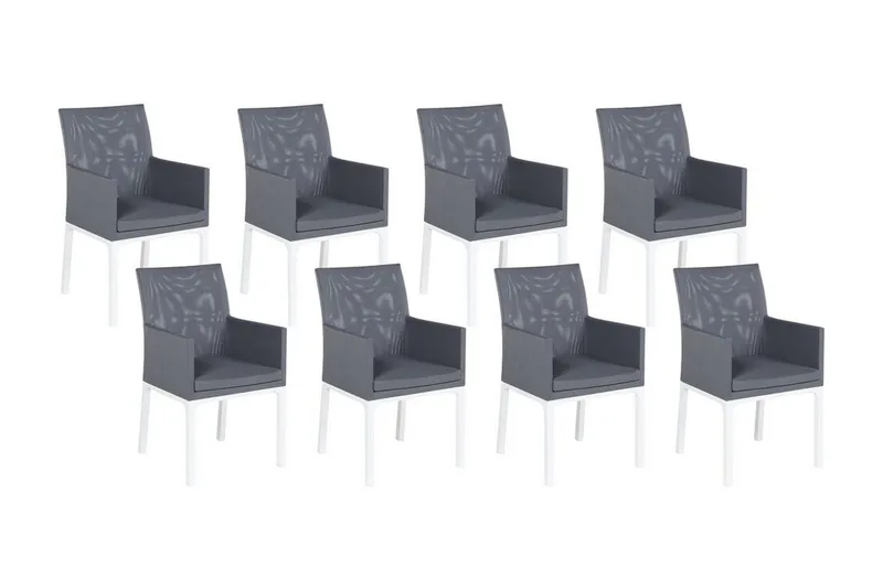 Monteroni Lenestol - Grå/Hvit - Hagemøbler & utemiljø - Balkong & terrasse - Balkongmøbler - Balkongstoler