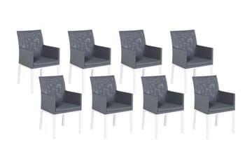 Monteroni Lenestol - Grå/Hvit - Hagemøbler & utemiljø - Balkong & terrasse - Balkongmøbler - Balkongstoler