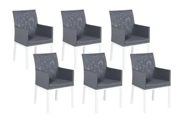 Monteroni Lenestol - Grå/Hvit - Hagemøbler & utemiljø - Balkong & terrasse - Balkongmøbler - Balkongstoler