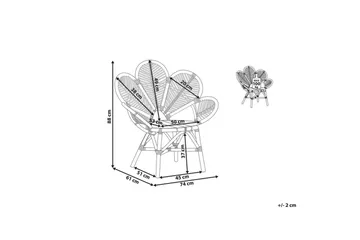 Påfuglstol Florentine ll - Hagemøbler & utemiljø - Balkong & terrasse - Balkongmøbler - Balkongstoler