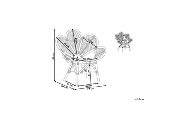 Påfuglstol Florentine ll - Hagemøbler & utemiljø - Balkong & terrasse - Balkongmøbler - Balkongstoler