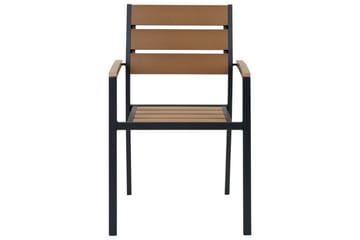 Pereta Lenestol - Lys Brun/Sort - Hagemøbler & utemiljø - Balkong & terrasse - Balkongmøbler - Balkongstoler