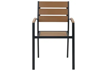 Pereta Lenestol - Lys Brun/Sort - Hagemøbler & utemiljø - Balkong & terrasse - Balkongmøbler - Balkongstoler