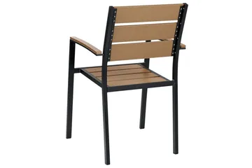 Pereta Lenestol - Lys Brun/Sort - Hagemøbler & utemiljø - Balkong & terrasse - Balkongmøbler - Balkongstoler