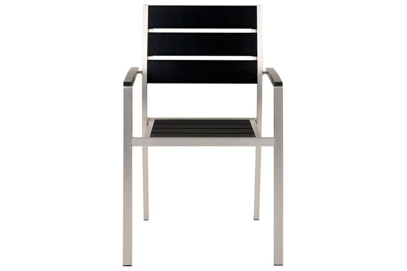 Pereta Lenestol - Svart/Sølv - Hagemøbler & utemiljø - Balkong & terrasse - Balkongmøbler - Balkongstoler