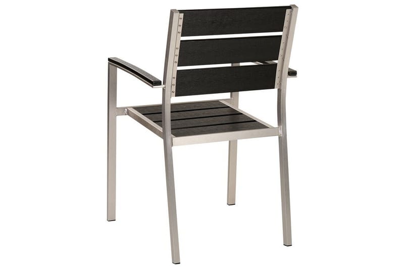 Pereta Lenestol - Svart/Sølv - Hagemøbler & utemiljø - Balkong & terrasse - Balkongmøbler - Balkongstoler