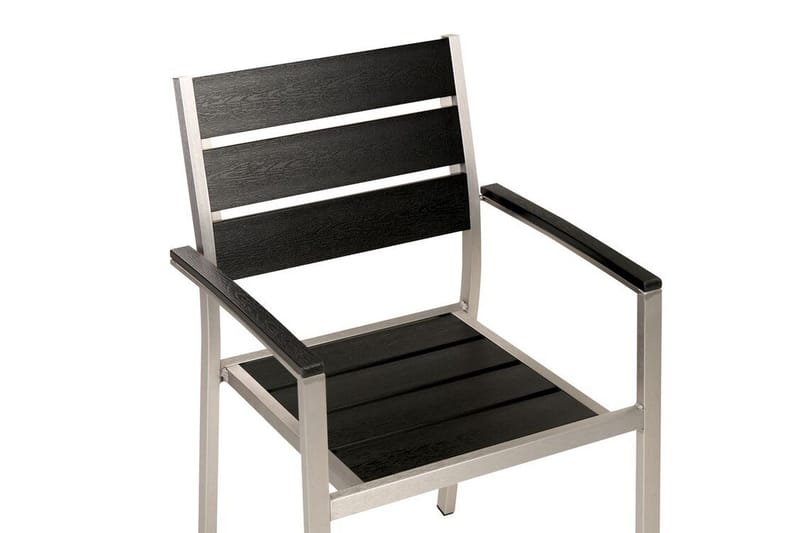 Pereta Lenestol - Svart/Sølv - Hagemøbler & utemiljø - Balkong & terrasse - Balkongmøbler - Balkongstoler