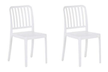 Pesaro Spisestol Utendørs - Hvit - Hagemøbler & utemiljø - Balkong & terrasse - Balkongmøbler - Balkongstoler