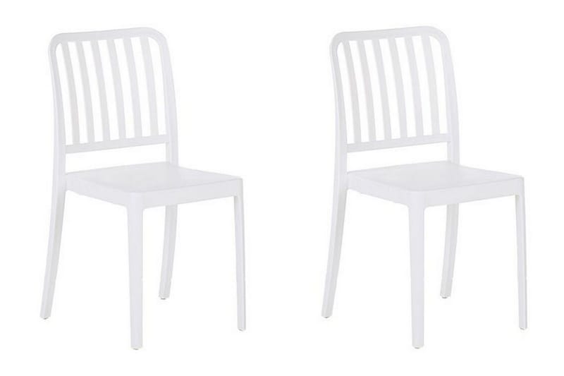 Pesaro Spisestol Utendørs - Hvit - Hagemøbler & utemiljø - Balkong & terrasse - Balkongmøbler - Balkongstoler