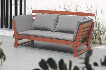 Portici Sofa 210 cm - Tre / Natur - Hagemøbler & utemiljø - Balkong & terrasse - Balkongmøbler - Balkongsofa