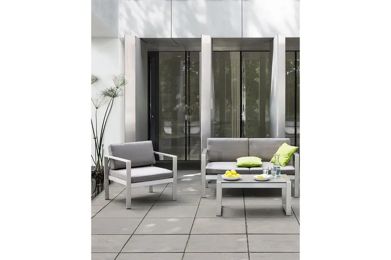 Racale Lenestol - Lysegrå - Hagemøbler & utemiljø - Balkong & terrasse - Balkongmøbler - Balkongstoler