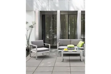 Racale Lenestol - Lysegrå - Hagemøbler & utemiljø - Balkong & terrasse - Balkongmøbler - Balkongstoler