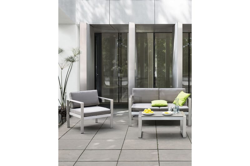 Racale Lenestol - Lysegrå - Hagemøbler & utemiljø - Balkong & terrasse - Balkongmøbler - Balkongstoler