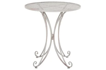 Runt bord Beliani Cilento Grey - Hagemøbler & utemiljø - Balkong & terrasse - Balkongmøbler - Balkongbord