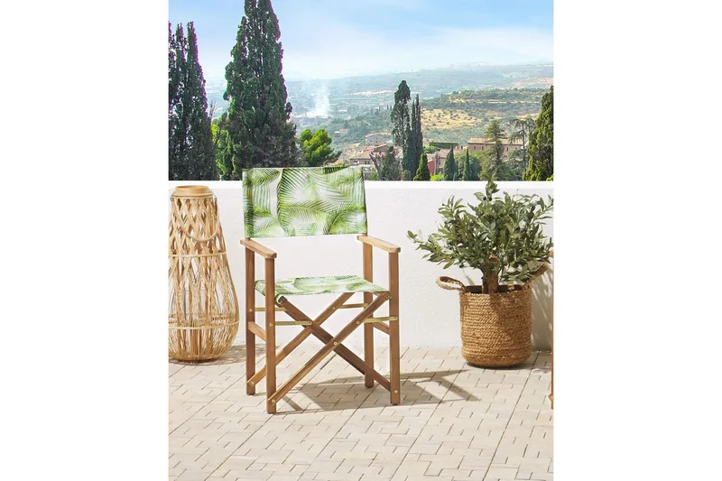 Salve Lenestol - Brun/Hvit/Grønn - Hagemøbler & utemiljø - Balkong & terrasse - Balkongmøbler - Balkongstoler