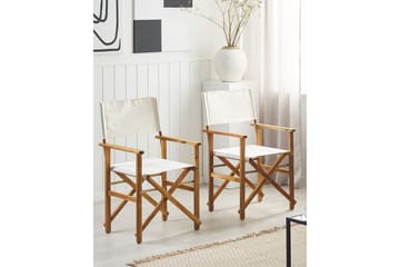 Salve Lenestol - Lys Brun/Hvit - Hagemøbler & utemiljø - Balkong & terrasse - Balkongmøbler - Balkongstoler