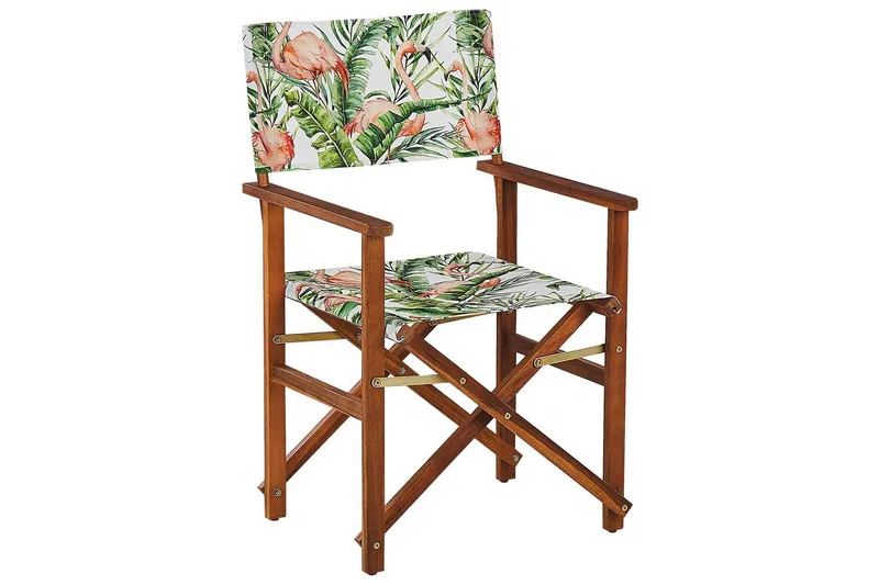 Salve Lenestol, Mørk Brun/Grønn/Rosa