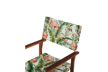 Salve Lenestol - Mørk Brun/Grønn/Rosa - Hagemøbler & utemiljø - Balkong & terrasse - Balkongmøbler - Balkongstoler