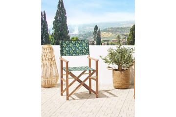 Salve Lenestol - Mørk Grønn/Hvit/Lysebrun - Hagemøbler & utemiljø - Balkong & terrasse - Balkongmøbler - Balkongstoler