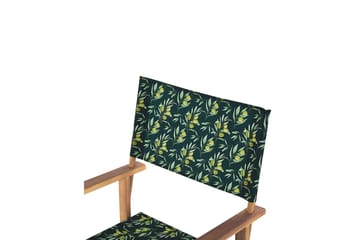 Salve Lenestol - Mørk Grønn/Hvit/Lysebrun - Hagemøbler & utemiljø - Balkong & terrasse - Balkongmøbler - Balkongstoler