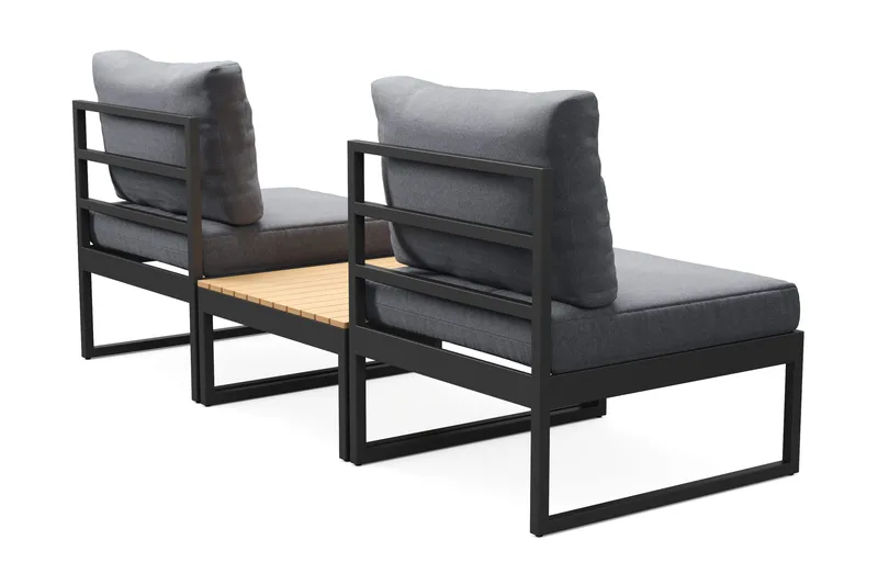 Samira Caféset Utendørs - Grå - Hagemøbler & utemiljø - Hagegruppe - Cafemøbler & cafesett