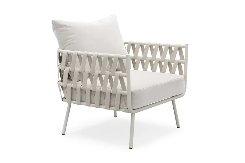 Sandina Loungestol Utendørs - Beige - Hagemøbler & utemiljø - Balkong & terrasse - Balkongmøbler - Balkongstoler