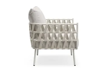 Sandina Loungestol Utendørs - Beige - Hagemøbler & utemiljø - Balkong & terrasse - Balkongmøbler - Balkongstoler