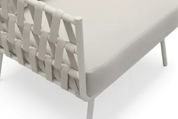 Sandina Loungestol Utendørs - Beige - Hagemøbler & utemiljø - Balkong & terrasse - Balkongmøbler - Balkongstoler