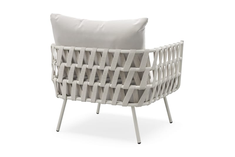 Sandina Loungestol Utendørs - Beige - Hagemøbler & utemiljø - Balkong & terrasse - Balkongmøbler - Balkongstoler