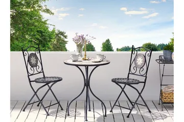 Sannicola Spisestol Utendørs - Svart - Hagemøbler & utemiljø - Balkong & terrasse - Balkongmøbler - Balkongstoler