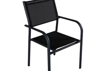 Santorini lenestol utendørs - Svart - Hagemøbler & utemiljø - Balkong & terrasse - Balkongmøbler - Balkongstoler