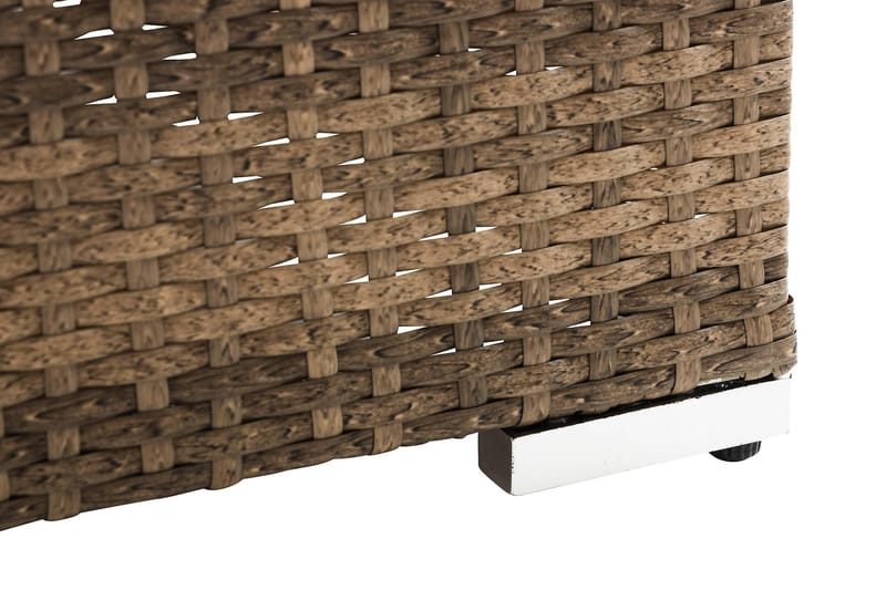 Wisconsin Premium Loungesofa uten Armstøtte 2-seters - Kunstrotting/Sand/Svart - Hagemøbler & utemiljø - Balkong & terrasse - Balkongmøbler - Balkongsofa