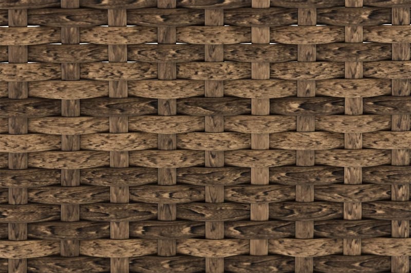 Wisconsin Premium Loungesofa uten Armstøtte 2-seters - Kunstrotting/Sand/Svart - Hagemøbler & utemiljø - Balkong & terrasse - Balkongmøbler - Balkongsofa