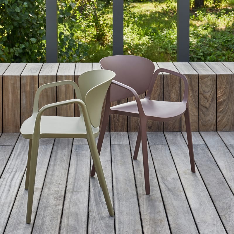 Spisestol Bent utendørs - Grønn - Hagemøbler & utemiljø - Balkong & terrasse - Balkongmøbler - Balkongstoler