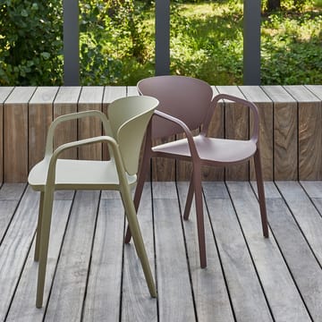 Spisestol Bent utendørs - Grønn - Hagemøbler & utemiljø - Balkong & terrasse - Balkongmøbler - Balkongstoler