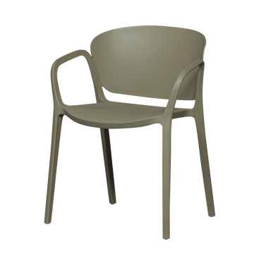 Spisestol Bent utendørs - Grønn - Hagemøbler & utemiljø - Balkong & terrasse - Balkongmøbler - Balkongstoler