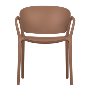 Spisestol Bent utendørs - Lakserosa - Hagemøbler & utemiljø - Balkong & terrasse - Balkongmøbler - Balkongstoler